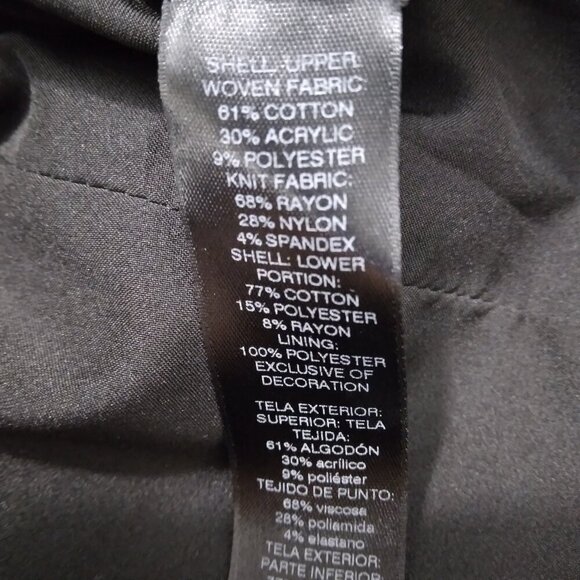 WHBM | Momento Multi Tweed Blazer Jacket Black‎ Navy Gray | Size 4 - Picture 9 of 10